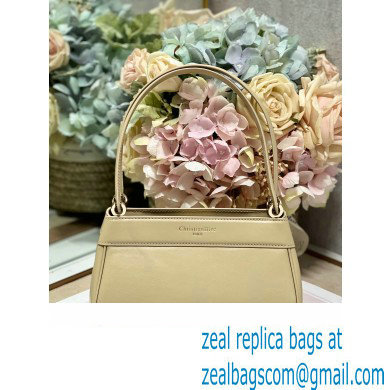 dior small key bag in beige Box Calfskin 2023