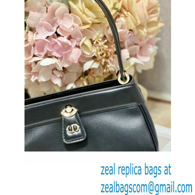 dior small key bag in black Box Calfskin 2023