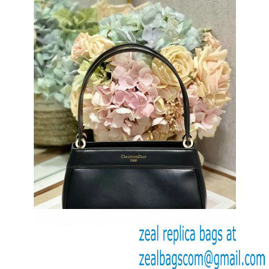 dior small key bag in black Box Calfskin 2023