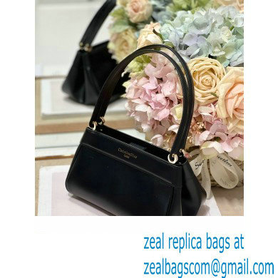 dior small key bag in black Box Calfskin 2023