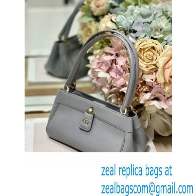 dior small key bag in gray Box Calfskin 2023