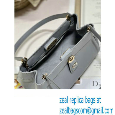 dior small key bag in gray Box Calfskin 2023