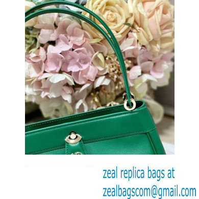 dior small key bag in green Box Calfskin 2023