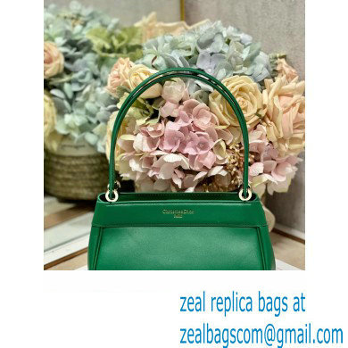 dior small key bag in green Box Calfskin 2023