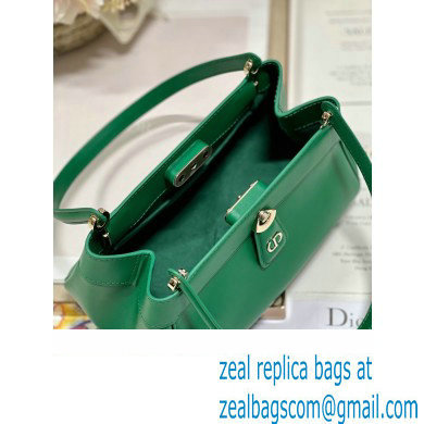 dior small key bag in green Box Calfskin 2023