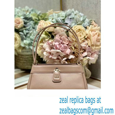 dior small key bag in pink Box Calfskin 2023