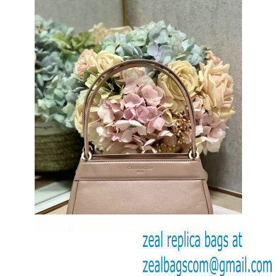 dior small key bag in pink Box Calfskin 2023