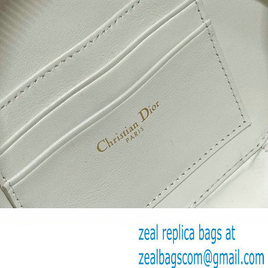 dior white calfskin CD Signature Oval Camera Bag 2023