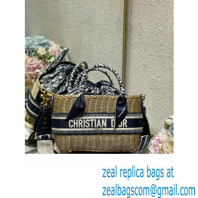 dior wicker basket bag blue 2023 - Click Image to Close