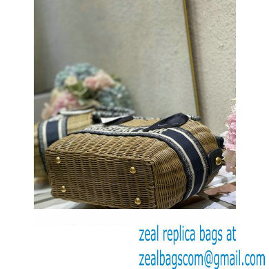 dior wicker basket bag blue 2023 - Click Image to Close