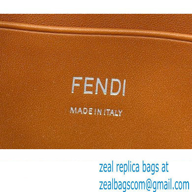 fendi Light blue denim Mini Baguette bag with FF embroidery 2023 - Click Image to Close