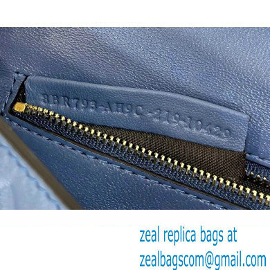 fendi medium Baguette Chain Midi bag in nappa leather blue 2023