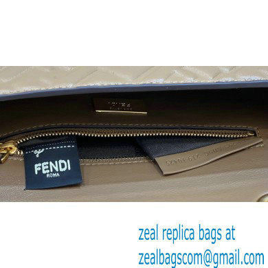 fendi medium Baguette Chain Midi bag in nappa leather coffee 2023