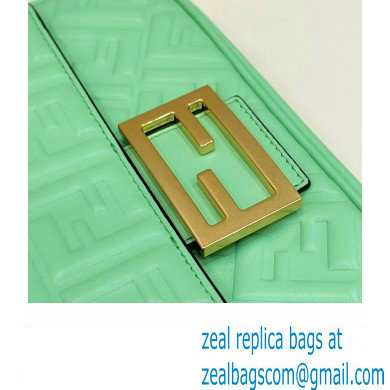 fendi medium Baguette Chain Midi bag in nappa leather green 2023