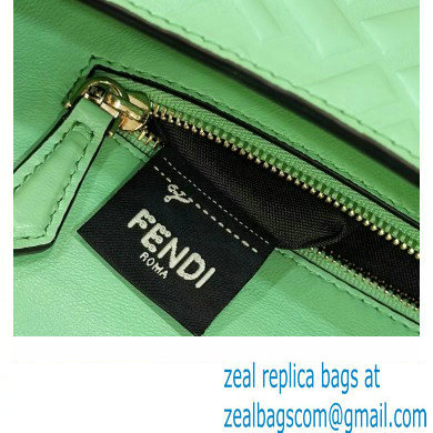 fendi medium Baguette Chain Midi bag in nappa leather green 2023