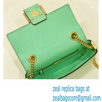 fendi medium Baguette Chain Midi bag in nappa leather green 2023 - Click Image to Close