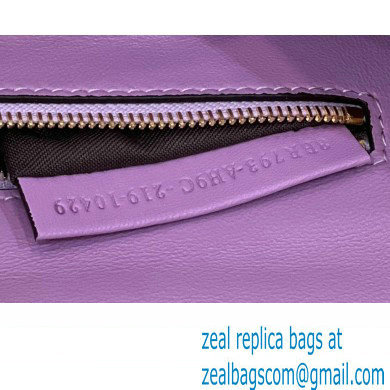 fendi medium Baguette Chain Midi bag in nappa leather lavender 2023 - Click Image to Close