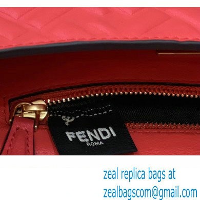 fendi medium Baguette Chain Midi bag in nappa leather red 2023 - Click Image to Close