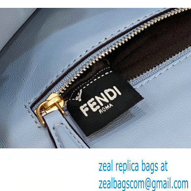 fendi medium Baguette Chain Midi bag in nappa leather sky blue 2023