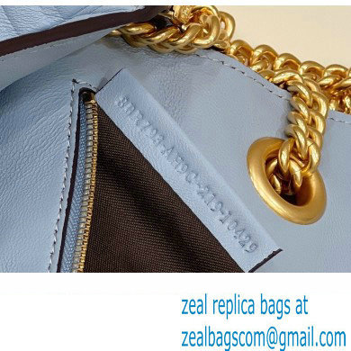 fendi medium Baguette Chain Midi bag in nappa leather sky blue 2023