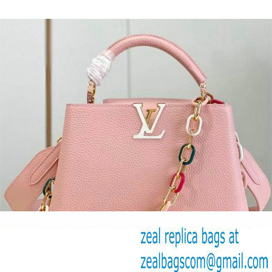 louis vuitton Capucines BB bag M21643 pink 2023 - Click Image to Close