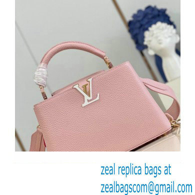 louis vuitton Capucines BB bag M21643 pink 2023 - Click Image to Close