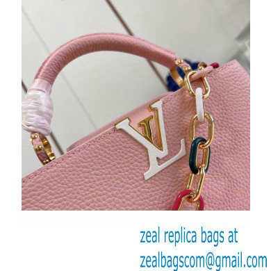 louis vuitton Capucines BB bag M21643 pink 2023 - Click Image to Close