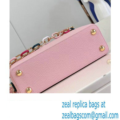 louis vuitton Capucines BB bag M21643 pink 2023 - Click Image to Close