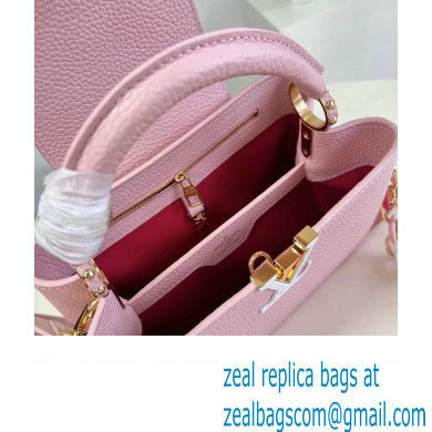 louis vuitton Capucines BB bag M21643 pink 2023 - Click Image to Close