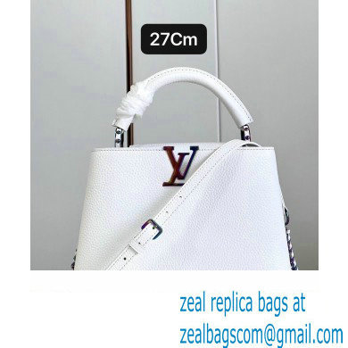 louis vuitton Capucines BB handbag WHITE M22054 2023