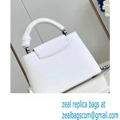 louis vuitton Capucines BB handbag WHITE M22054 2023 - Click Image to Close