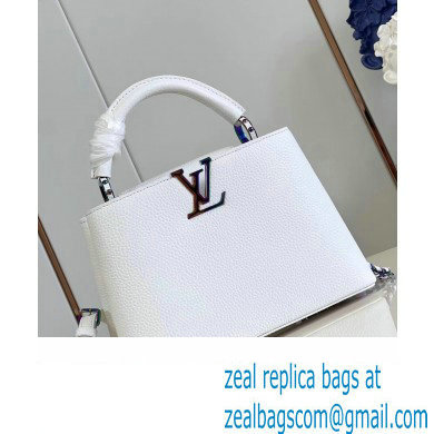 louis vuitton Capucines BB handbag WHITE M22054 2023 - Click Image to Close