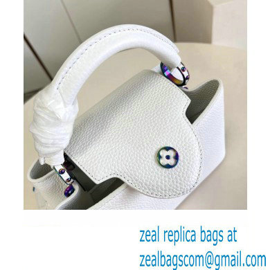 louis vuitton Capucines BB handbag WHITE M22054 2023 - Click Image to Close