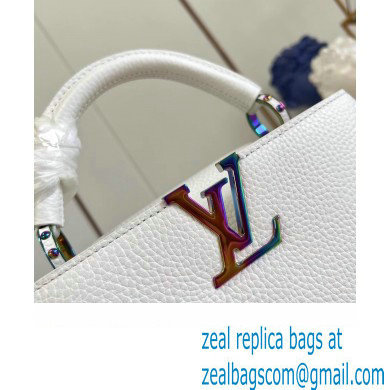 louis vuitton Capucines BB handbag WHITE M22054 2023