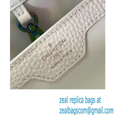 louis vuitton Capucines BB handbag WHITE M22054 2023 - Click Image to Close