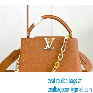 louis vuitton Capucines MM bag M21652 tan 2023 - Click Image to Close