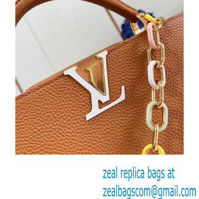 louis vuitton Capucines MM bag M21652 tan 2023 - Click Image to Close