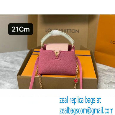 louis vuitton Capucines Mini bag M20845 rose 2023 - Click Image to Close