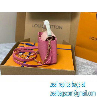 louis vuitton Capucines Mini bag M20845 rose 2023 - Click Image to Close