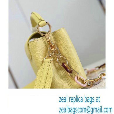 louis vuitton Capucines Mini bag M21798 yellow 2023 - Click Image to Close