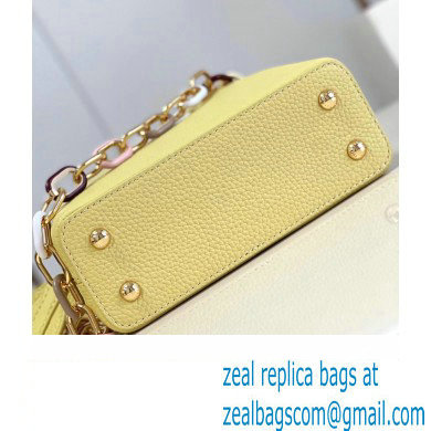 louis vuitton Capucines Mini bag M21798 yellow 2023