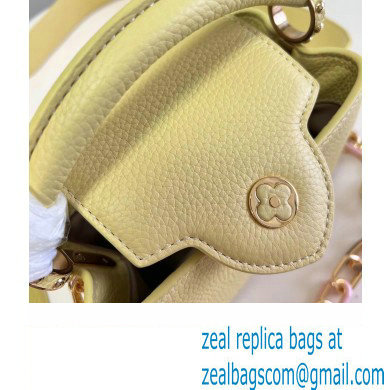 louis vuitton Capucines Mini bag M21798 yellow 2023 - Click Image to Close