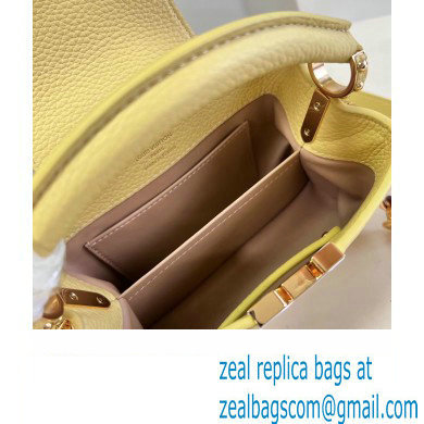 louis vuitton Capucines Mini bag M21798 yellow 2023