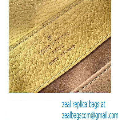 louis vuitton Capucines Mini bag M21798 yellow 2023 - Click Image to Close