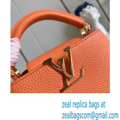 louis vuitton Capucines Mini handbag Abricot M22606 2023 - Click Image to Close