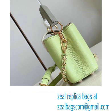 louis vuitton Capucines Mini handbag GREEN/WHITE M22916 2023