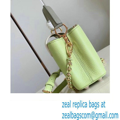 louis vuitton Capucines Mini handbag GREEN/WHITE M22916 2023 - Click Image to Close