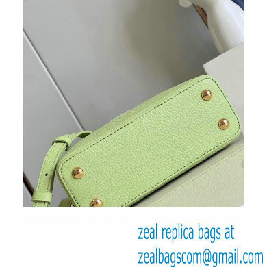 louis vuitton Capucines Mini handbag GREEN/WHITE M22916 2023 - Click Image to Close