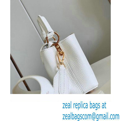louis vuitton Capucines Mini handbag WHITE M23456 2023 - Click Image to Close