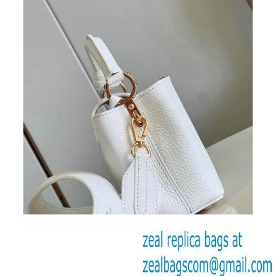 louis vuitton Capucines Mini handbag WHITE M23456 2023